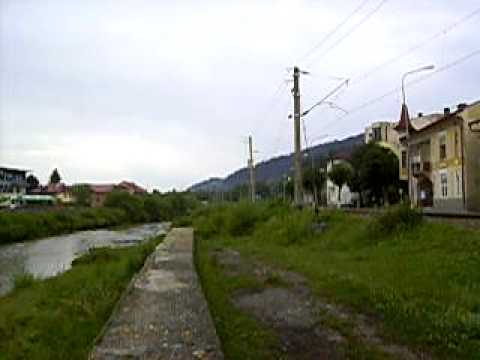 Tren personal Suceava-Ilva Mica la iesire din Vatra Dornei