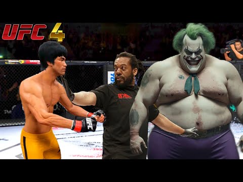 Bruce Lee vs Crazy Clown ( EA Sports UFC 4 ) wwe mma