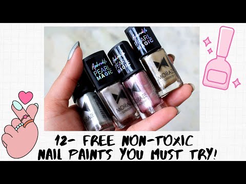 Non-Toxic Chemical Free Nail Paints Review ft. Moraze Cosmetics | Adity Singh