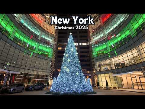 4K NYC Christmas Walk ✨ Best of Manhattan Christmas Lights & Holiday Window Displays