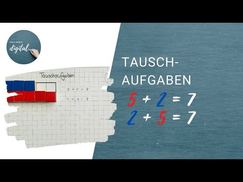 Tauschaufgaben (Zahlenraum bis 10) - schnell erklärt (inkl. Arbeitsblatt)