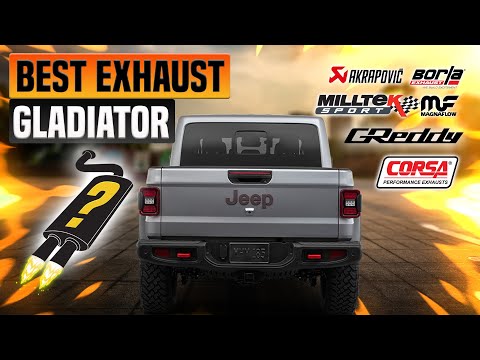 Jeep Gladiator Exhaust Sound 🔥 Review,Upgrade,Mods,Corsa,MBRP,Borla,Gibson,Flowmaster,Magnaflow +