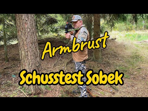 First shooting test of the new Sobek crossbow - Steambow - Stinger - Revo - Alligator