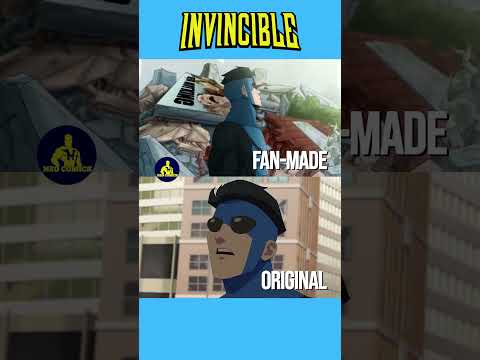 INVINCIBLE - Who Did it Better? Original Animation vs Fan-Made. #imagecomics #invincible #amazon