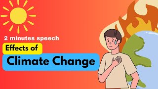 Speech on Effects of Climate Change | How it Affect our world. #climatechange #2mins