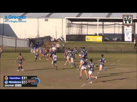 2015 NHRU Round 16 Premier 1 Highlights - Hamilton v Wanderers