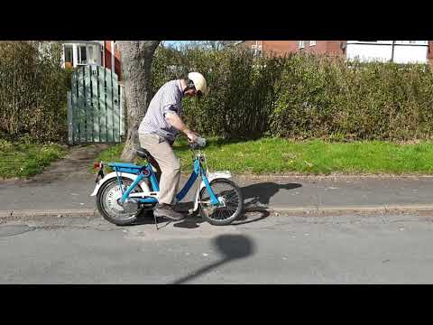 Thumbnail for 1967 p50 little honda blue one by Honda P50