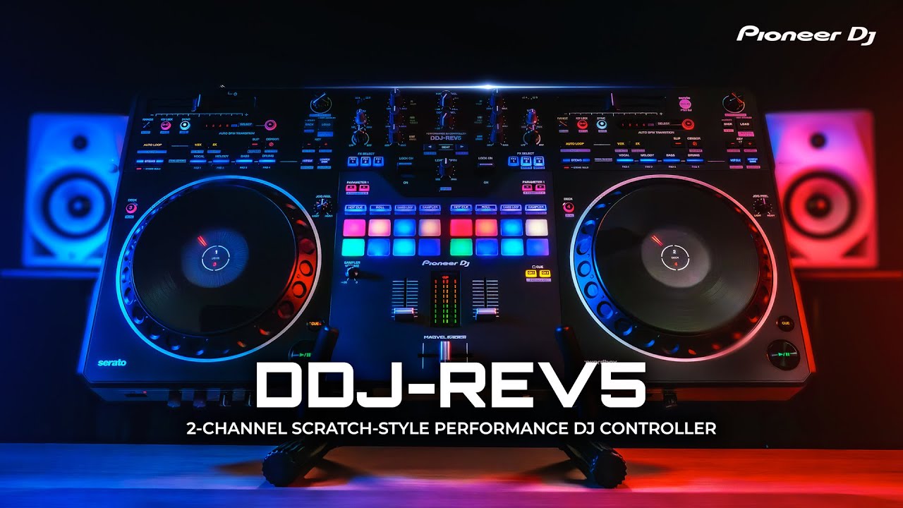 Pioneer DJ DDJ-REV5 Professional DJ Controller for Serato DJ Pro / rekordbox