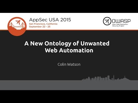 Image thumbnail for talk A New Ontology of Unwanted Web Automation