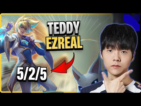 DRX Teddy BOTTOM Ezreal vs Aphelios | 15.6