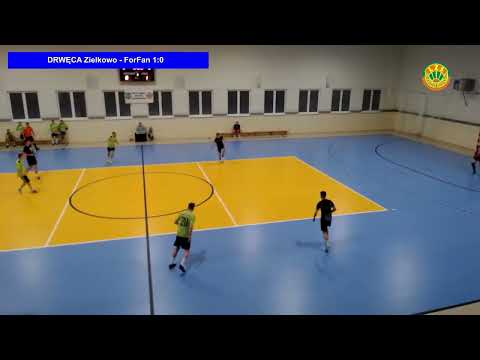 DRWĘCA Zielkowo - ForFan 1:0 (1:0) (Byszwałd, 19.02.2022 r.)