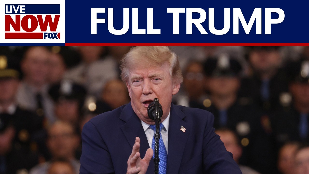 FULL: President Trump speaks at police academy on Long Island