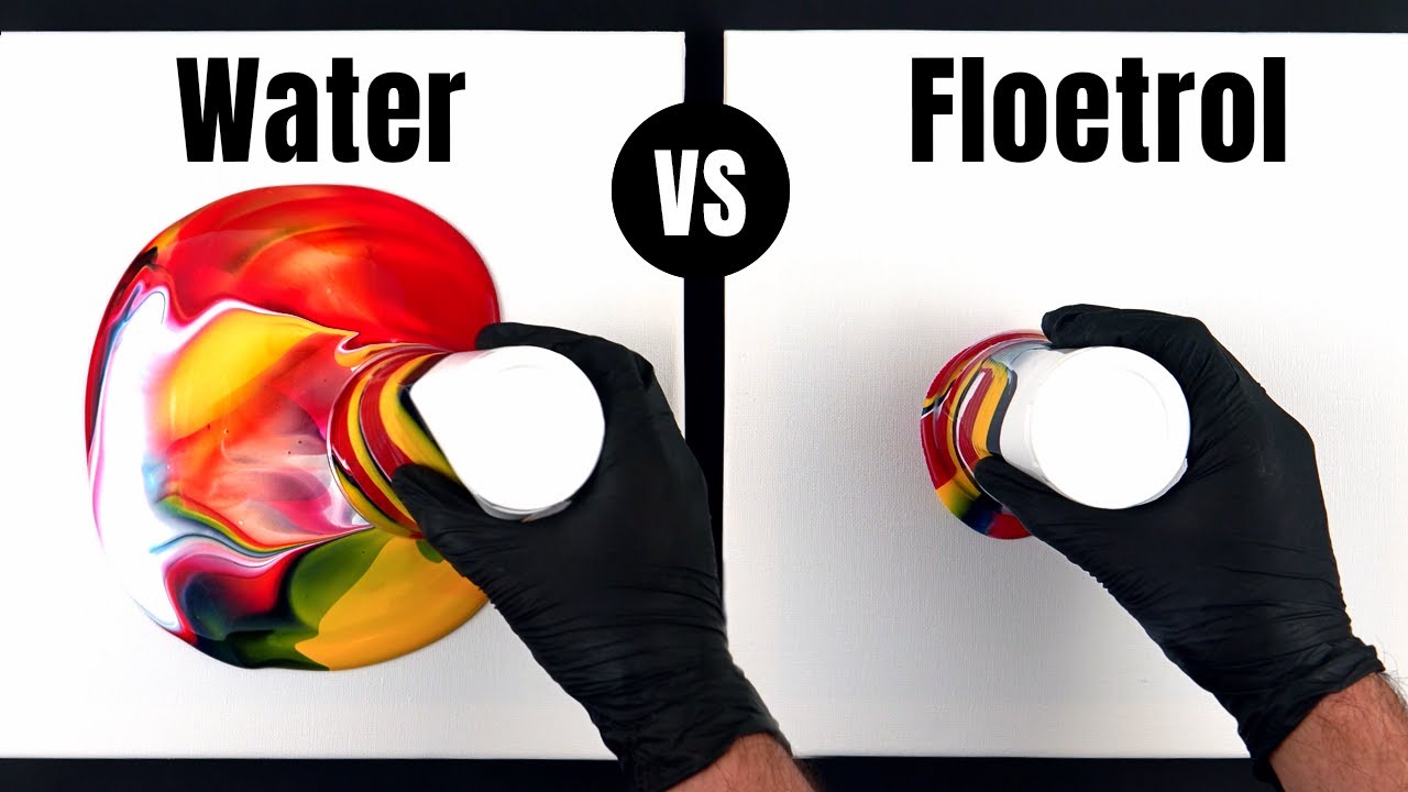Floetrol vs Water ONLY | Acrylic Pouring