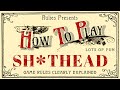 How to Play Shithead (aka Palace)