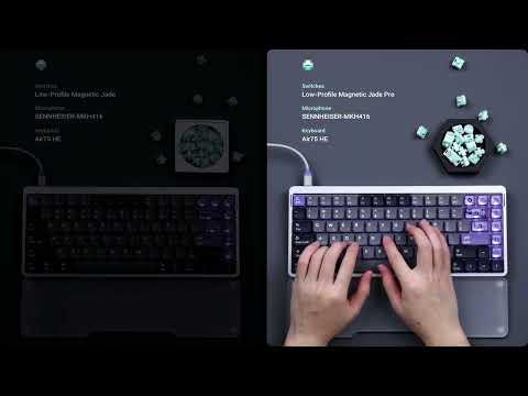 Air75 HE Typing Sounds   Low Profile Magnetic Jade   Low Profile Magnetic Jade Pro