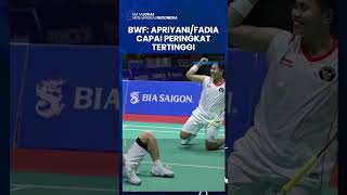 Selamat! Apriyani/Fadia Capai Peringkat Tertinggi di BWF, Geser Juara All England 2023 Asal Korsel