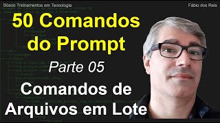 50 comandos do Prompt de Comandos 05 - Comandos para Arquivos em Lote