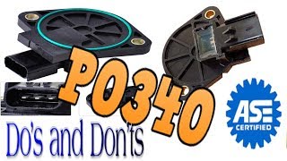 P0340 Camshaft Position Sensor, OEM vs AFTERMARKET PARTS-Only use OEM Chrysler Parts