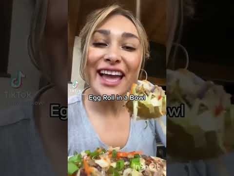 (Egg Roll In A Bowl) Keto meal Recipe- #lowcarb #shorts #ketorecipes