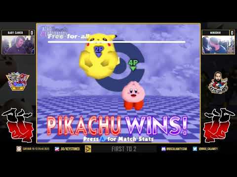 Keystoned VI | #SSB64 Vanilla Top 32 - baby caweb vs Miniohh!