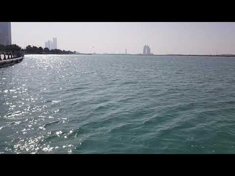 Beach Ambience on a Island in UAE with Ocean Sounds For Relaxation & Holiday Feeling