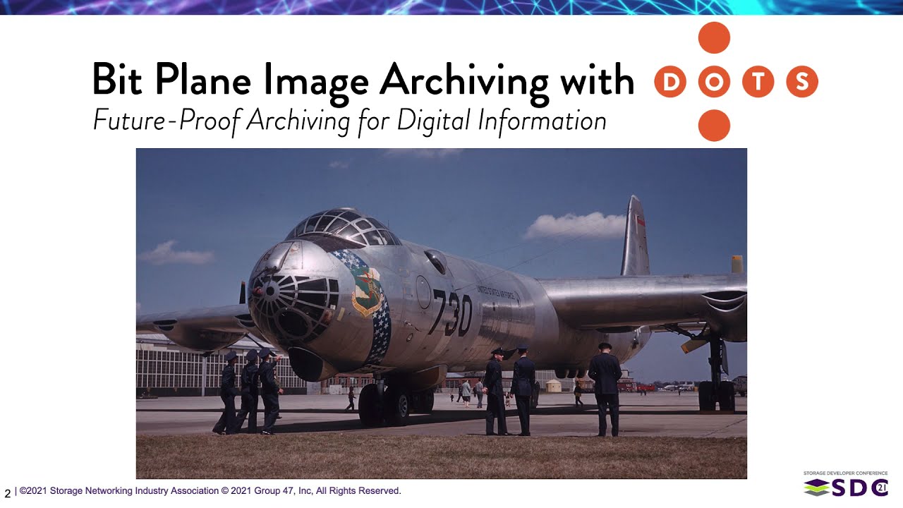 SDC2021: DOTS - A Simple, Visual, Method for Preserving Digital Information