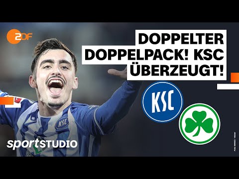 Karlsruher SC – SpVgg Greuther Fürth | 2. Bundesliga, 24. Spieltag Saison 2023/24 | sportstudio