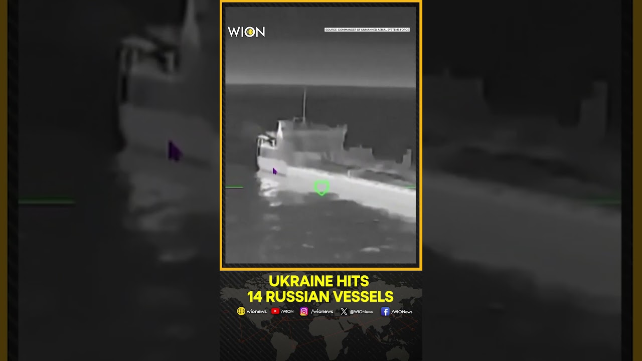 Ukraine Claims Strike on 14 Russian Naval Vessels in Black Sea Operation