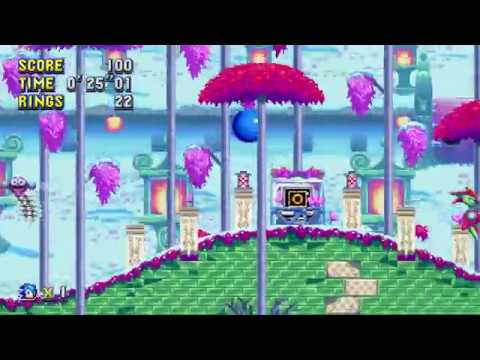Sonic Mania: Press Garden Zone Act 2 (Sonic) [1080 HD]