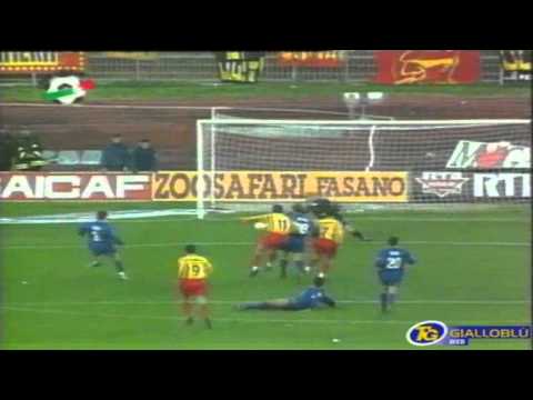 Serie A 2000-2001, day 13 Lecce - Verona 4-2 (Bonazzoli, Osorio, 2 C.Lucarelli, Vugrinec, Adailton)