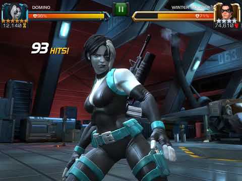 6 star Domino VS Realm of Legends Winter soldier - Marvel Contest of Champions