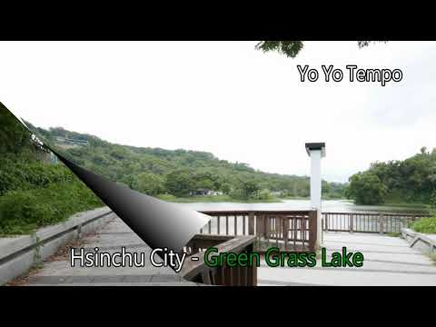 Lago de grama verde da cidade de Taiwan Hsinchu