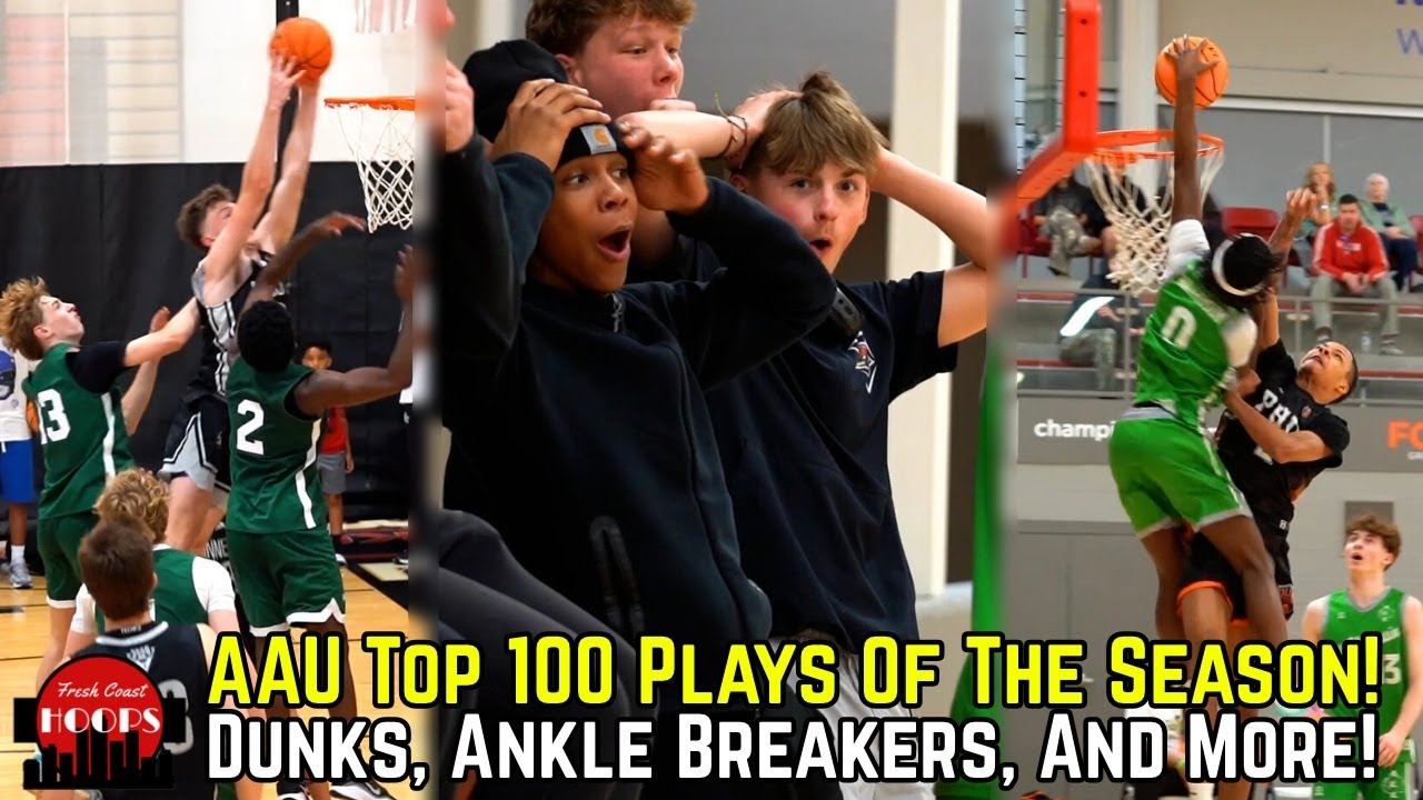 Top 100 AAU Basketball Plays Of The 2025 Season! Crazy Dunks And More!