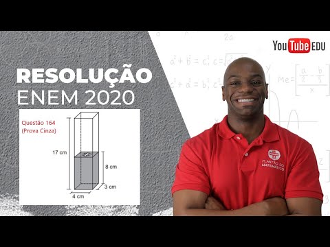 Resolução Enem 2020 - Questão 164 - Prova Cinza - Matemática- Professor Sacramento