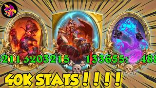 40K STATS ELEMENTALS, CRAZY GAME! | Hearthstone Battlegrounds