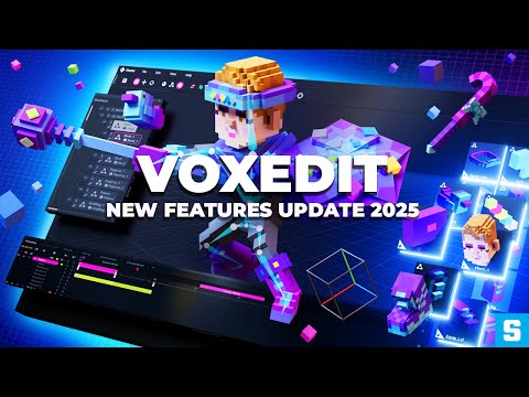 VoxEdit New Features March 2025 | The Sandbox