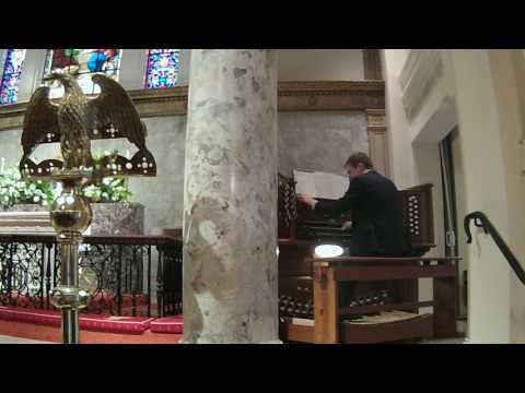 Organist Benjamin Straley Plays Improvised Encore ORA LABORA at St. John's, Lafayette Square