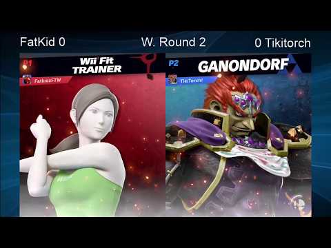 CWA Wifi Weekly 08 - Fatkid (Wii Fit Trainer) vs Tikitorch (Ganondorf) Winners Round 2