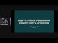 How To Attract Sponsors For Events Or Programs W Meghan Connolly Haupt MCH Strategy