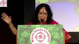 Padma Vibhusan Dr Sonal Mansingh speaking at @WHC 2018