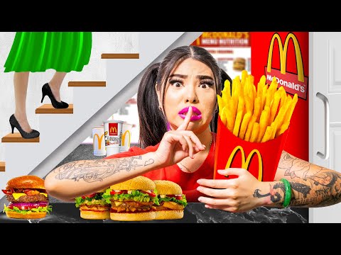 Lily eröffnet geheimes McDonald’s-Restaurant | Ich baue meinen Eiscremeladen zu Hause (von Sweedee)