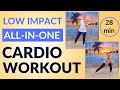 28 Minute Full Body Low Impact CARDIO STRENGTH Walk At Home Workout