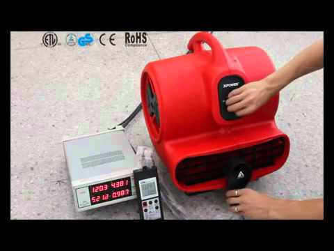 Air Mover Production XPower Testing