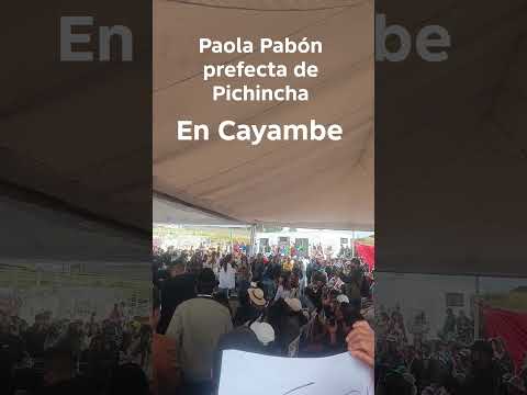 Prefectura de Pichincha 2026 Cayambe