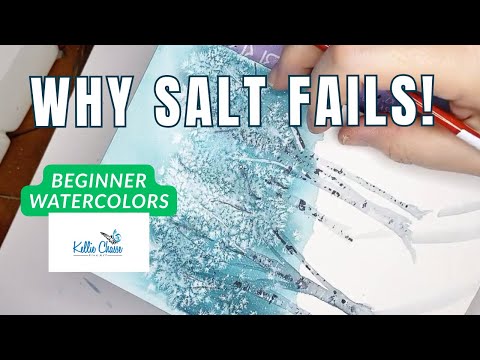 Why Your Watercolor Salt Technique Isn’t Working (and How to Fix It)