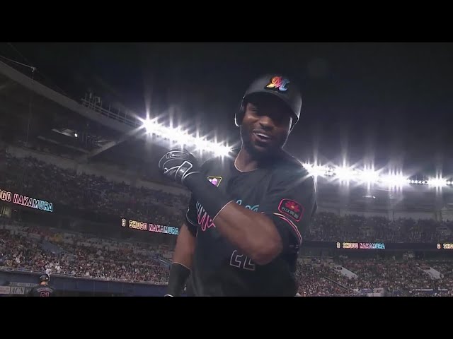 【5回裏】またも大きな花火を打ち上げる!! マリーンズ・ポランコのマルチ弾で1点差に迫る!! 2023年7月16日 千葉ロッテマリーンズ 対 東北楽天ゴールデンイーグルス