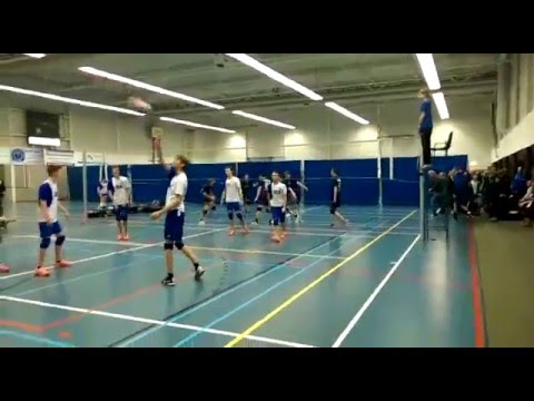 Mooie middenaanval Jongens A