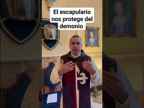 The scapular protects us from the devil #heraldsofthegospel #knightsofthevirgin #virginofcarmen