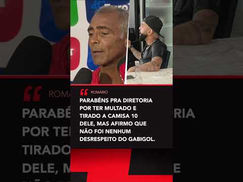 Romário falou sobre a polêmica envolvendo o Gabigol #shorts