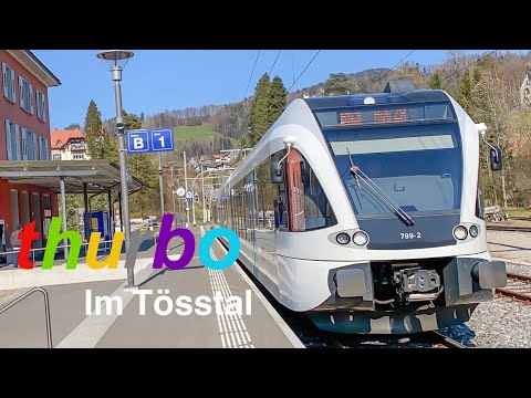 Thurbo Bahnverkehr auf der Tösstalbahn | S26 | SBB | Stadler GTW